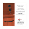 Alera Valencia Series Full Pedestal File/File, Legal/Letter, Medium Cherry - VA542822MC