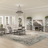 Bush Furniture Coliseum Living Room Set with 60W TV Stand and Two Bookcases with Doors in Driftwood Gray - CSM009DG
