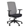 Eurotech by Raynor Gene Black and Gray Fabric Chair - GENE-Y2263-005