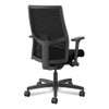 HON Ignition Mid-Back Mesh Chair, Adjustable Lumbar Support, Black - I2MM2AMC10BT