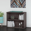 Bush Business Furniture Bookcase 30"H 2-Shelf Storm Gray - BK3036SG