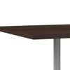 Bush Business Furniture Boat-Shaped Conference Table with Metal Base 96"L x 42"W Black Walnut - 99TBM96BWSVK