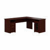 Bush Furniture Cabot Collection 72W L Shaped Computer Desk with Storage Harvest Cherry - CAB072HVC