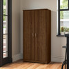 Bush Furniture Cabot Tall Storage Cabinet with Doors Modern Walnut - WC31099