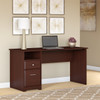 Bush Cabot Computer Desk with Drawers 60"W Harvest Cherry - WC31460