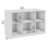 Bush Business Furniture Hampton Heights 48W Bookshelf - HHB148WH