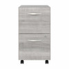 Bush Furniture Studio A 2-Drawer Mobile File Cabinet Platinum Gray - SDF116PGSU-Z