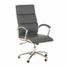 Bush Business Furniture High Back Leather Executive Office Chair Dark Gray - CTB002DG