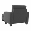 Bush Furniture Chaise Lounge with Arms Charcoal Gray - SNM41SCGH-03K