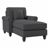 Copy of Bush Furniture Chaise Lounge with Arms Charcoal - HDM41BCGH-03K