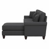 Bsh Furniture 102W Sectional Couch with Reversible Chaise Lounge Charcoal - HDY102BCGH-03K