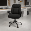 Flash Furniture HERCULES Series Big & Tall 400 lb. Rated Black Fabric Deep Tufted Swivel Ergonomic Task Office Chair with Adjustable Arms - GO-2073F-GG Flash Furniture HERCULES Series Big & Tall 400 lb. Rated Black Fabric Deep Tufted Swivel Ergonomic Task Office Chair with Adjustable Arms - GO-2073F-GG