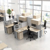 Bush Furniture Office-in-an-Hour L-Shaped Desk Package - WC36594-03STGK
