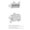 Kathy Ireland Bush Furniture Woodland 40W Shoe Storage Bench and Wall Mounted Coat Rack Warm Maple - WDL003WM