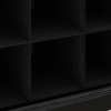 Kathy Ireland Bush Furniture Woodland Full Entryway Storage Set with Coat Rack and Shoe Bench Black Suede Oak - WDL014BS