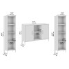 Bush Furniture Essence 77W Entertainment Center - ESE001WH