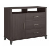 Bush Furniture Somerset Tall TV Stand with Storage Storm Gray - STV148SGK Bush Furniture Somerset Tall TV Stand with Storage Storm Gray - STV148SGK