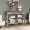 Bush Key West Console Table with Drawers and Shelves Washed Gray - KWT248WG-03