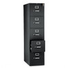 HON 310 Series 5-Drawer Metal Vertical File Cabinet Letter Size Black - 315PP