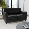 Flash Furniture HERCULES Diplomat Series Black LeatherSoft Loveseat - BT-827-2-BK-GG