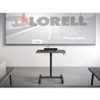Lorell Height-adjustable Mobile Desk Charcoal finish - LLR84837