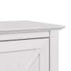 Bush Furniture Key West Small Storage Cabinet with Doors and Shelves Pure White Oak - KWS232WT-03