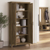 Bush Furniture Key West Tall Storage Cabinet In Reclaimed Pine - KWS266RCP-03