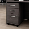 Bush Furniture Arrive 3-Drawer File Cabinet Assembled Storm Gray - ARF116SG-Z