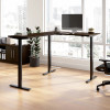 Bush Furniture Move 60 Series 60W Height Adjustable L Shaped Standing Desk Mocha Cherry - M6SL6078MRBK