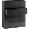 Lorell Fortress Series Lateral File 4-Drawer Charcoal - LLR60437