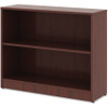 Lorell Laminate 2-Shelf Bookcase Mahogany - LLR99778