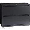 Lorell Fortress Series 2-Drawer Lateral File Charcoal - LLR60449