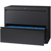 Lorell Fortress Series 2-Drawer Lateral File Charcoal - LLR60449