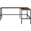NuSparc L-Shaped Metal Frame Desk - NPRDK102RRRK