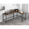NuSparc L-Shaped Metal Frame Desk - NPRDK102RRRK