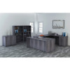 Lorell Essentials Series Rectangular Desk Shell 48x24 Weathered Charcoal  - LLR69549