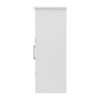 Flash Furniture Vega Storage Cabinet Organizer White - FS-VEGA-BATH-4-WH-GG