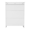 Flash Furniture Vega Storage Cabinet Organizer White - FS-VEGA-BATH-4-WH-GG