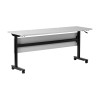 Flash Furniture Palmer Commercial Grade 60" x 24" Nesting Table Gray Tabletop -  MT-M6024-T-LEG-GRYBLK-GG