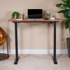 Flash Furniture Tanner Electric Height Adjustable Standing Desk Mahogany - NAN-TG-2046-R-GG 