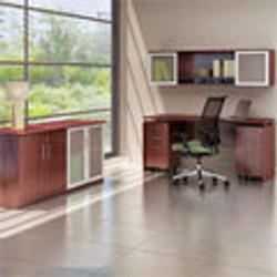 Mayline Medina Laminate Series - Mahogany