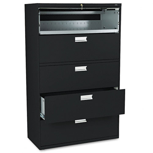 HON 600 42 5-Drawer Metal Lateral File Cabinet - 695L Ships Free!