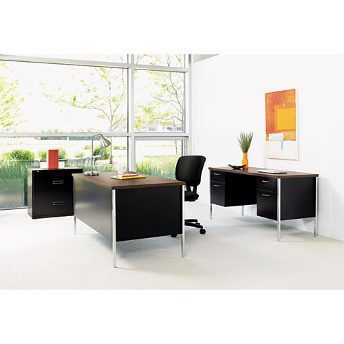 HON 34000 Double Pedestal Metal Desk 60 34962ZP Ships Free!