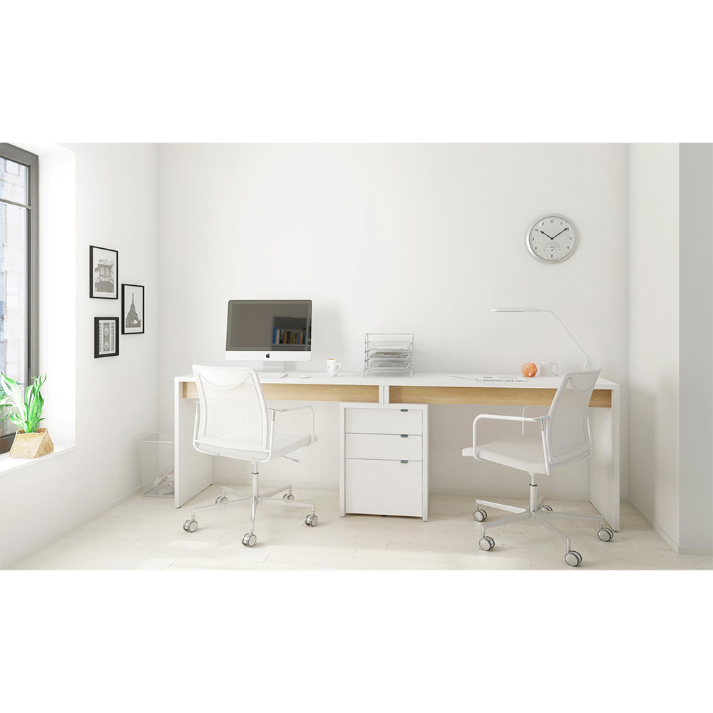 Nexera 211200 Chrono Collection 3-Drawer Filing Cabinet Free Shipping!