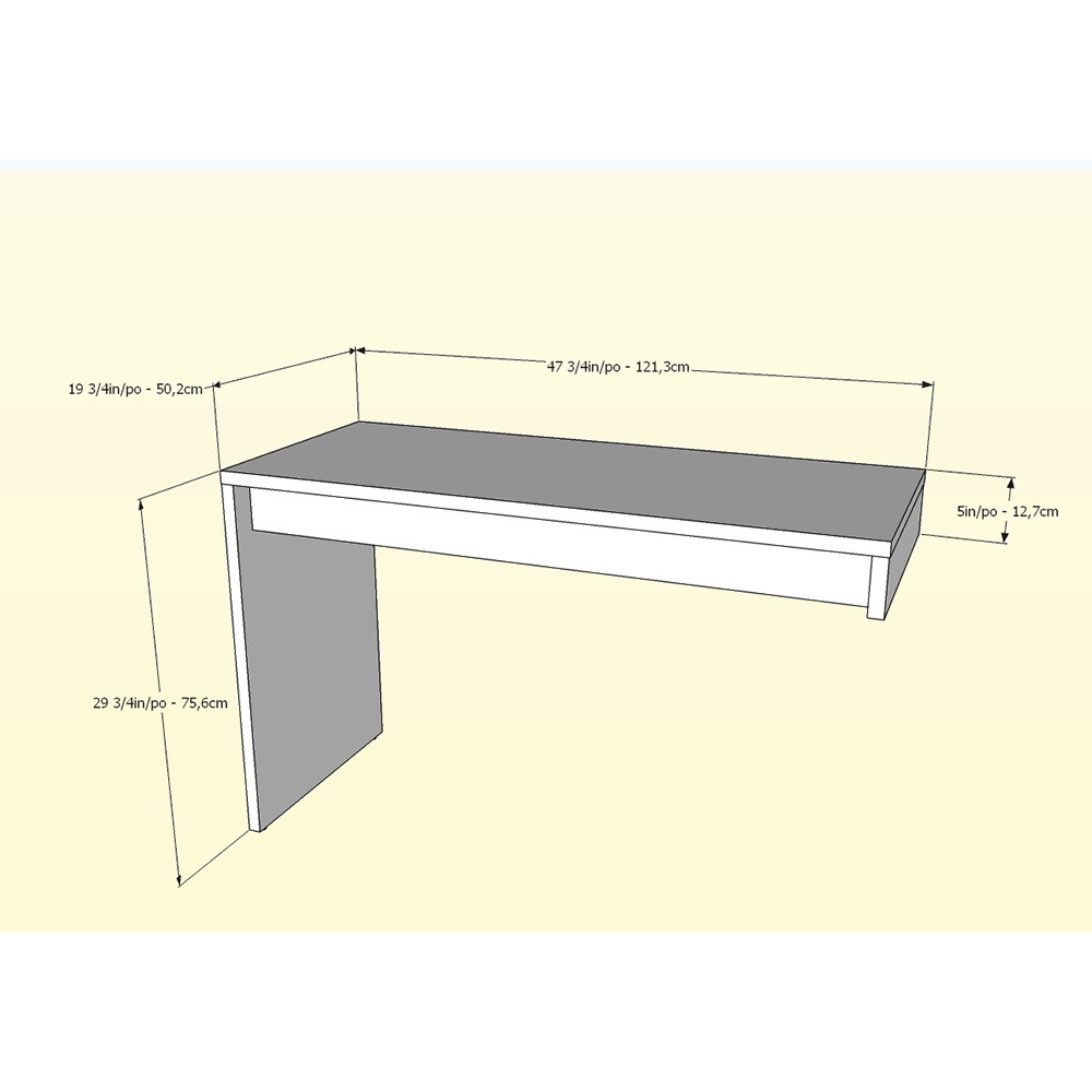 Nexera 211339 Chrono Collection Reversible Desk Panel Ships Free!