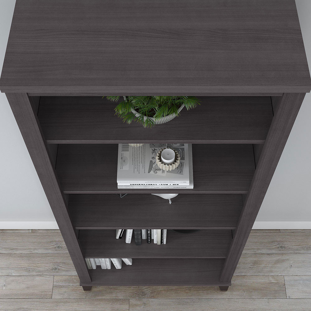Bush Furniture Somerset 5 Shelf Bookcase Storm Gray - WC81565