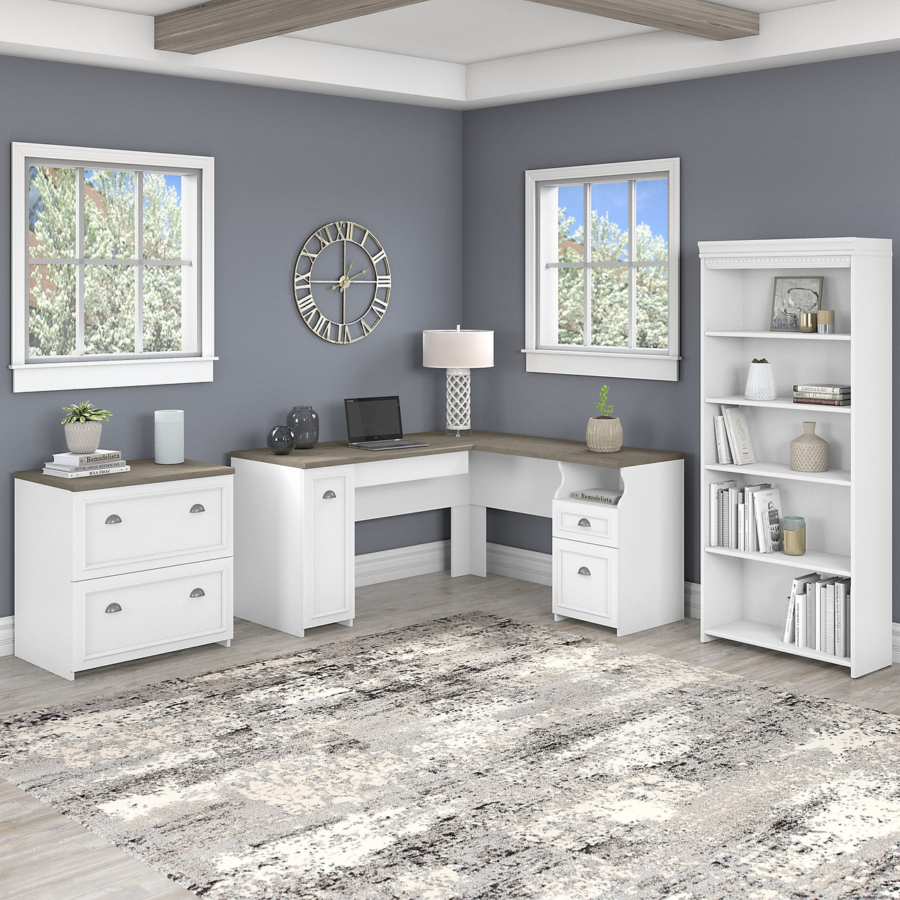 Bush Furniture Fairview L Shaped Desk