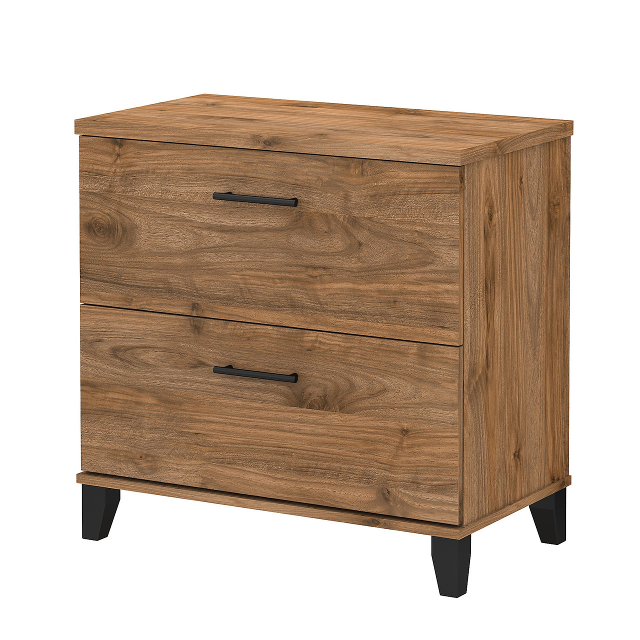 Bush Furniture Somerset 2 Drawer Lateral File Cabinet in Fresh
