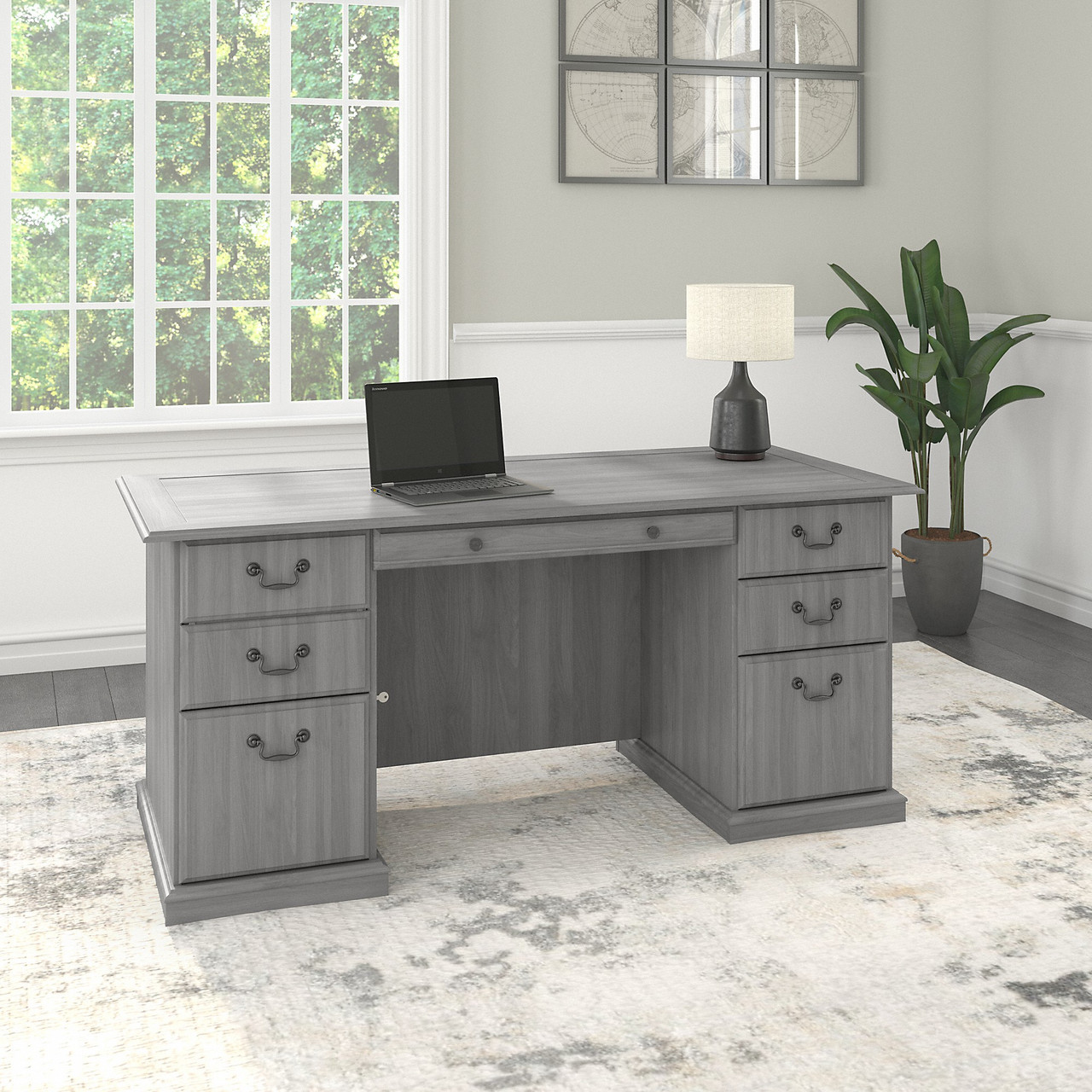 Bush saratoga shop executive desk