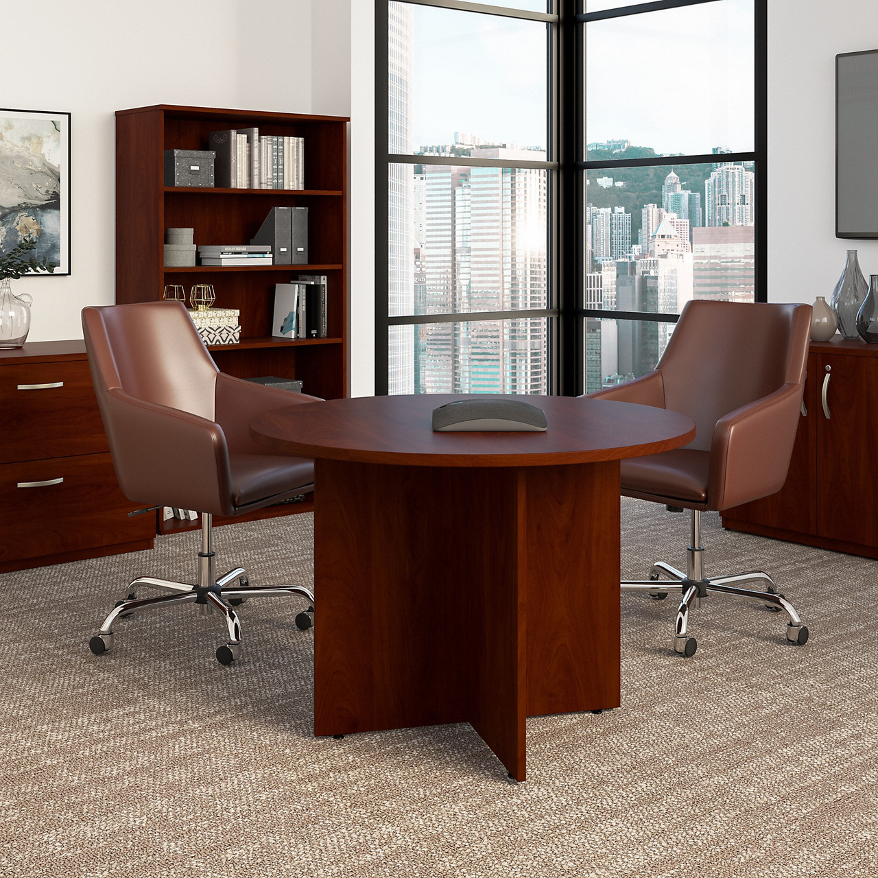 Bush Business Furniture Round Conference Table 42